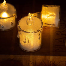Simple Candles for Home Decoration, Crystal Candle Lights, Diwali