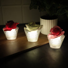 Rose Shaped Decorative Flameless LED Candles (12 Pc)