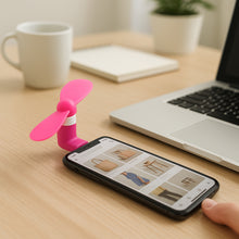 Mini Mobile Phone Cooling Fan - (1 Pc)