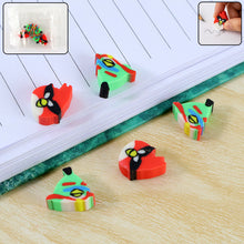 Mini Cartoon Shaped Pencil Erasers - (5 Pc  Set)