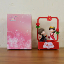 Romantic Couple Figurine with LED Light Showpiece (1 Pc)
