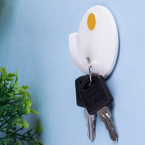 Multipurpose Strong Hook Self-adhesive Hooks For Wall Heavy Duty Hook Sticky Hook Household For Home Decorative Hooks Bathroom  All Type Wall Use Hook Suitable For Bathroom Kitchen Office