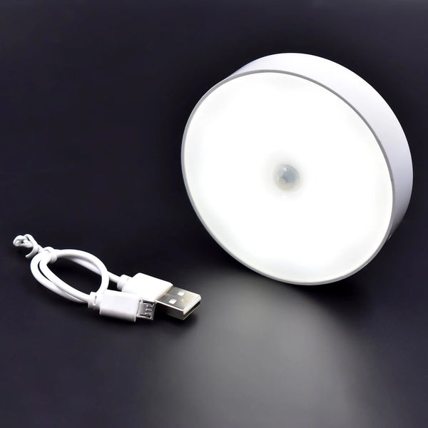 8 Led Night Lights With Usb Charging  Double-sided Adhesive Pads(1 Pc)
