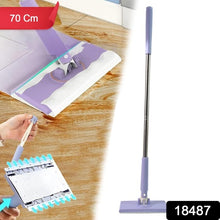 Automatic Cloth Changing Mini Mop With Push Pull Cloth Changing Handle (1 Pc)