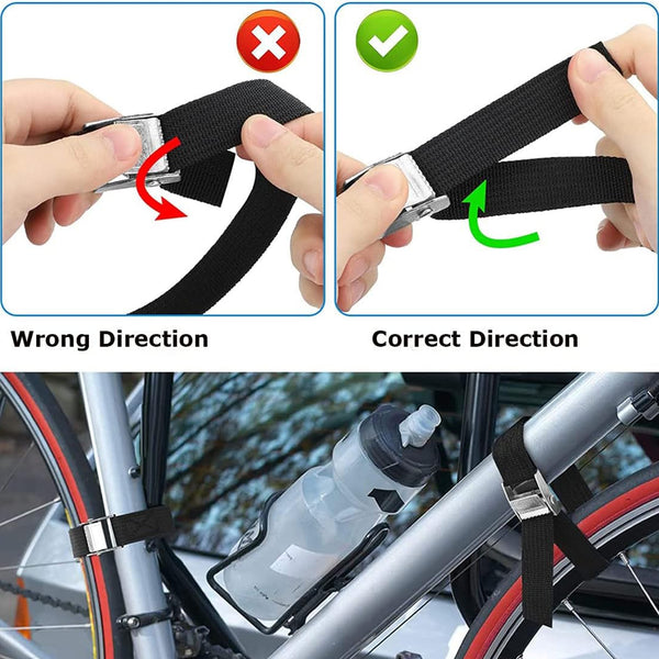 Heavy-duty Luggage Tie Down Strap Set  (2 Pc  75 Cm)