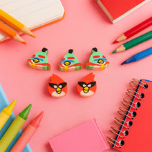 Mini Cartoon Shaped Pencil Erasers - (5 Pc  Set)