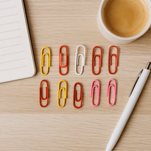 Vinyl-coated Paper Clips - (10 Pc  Set)