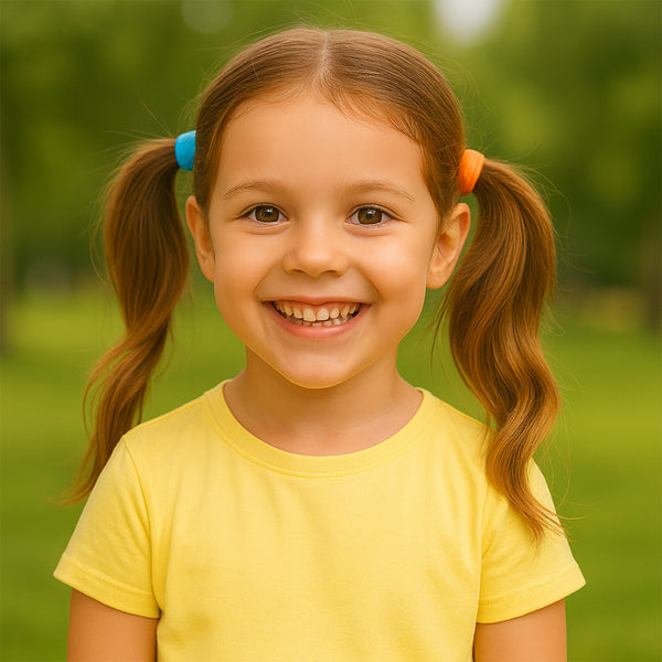 Seamless Soft Hair Elastics - (3 Pc  Set)